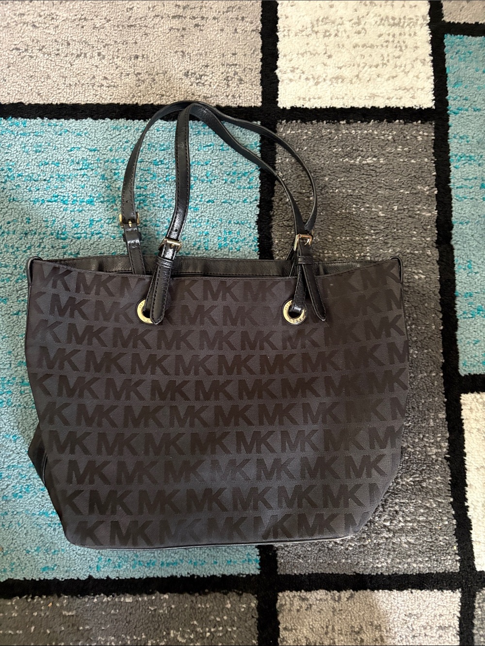 Michael Kors Black Tote Shoulder Bag